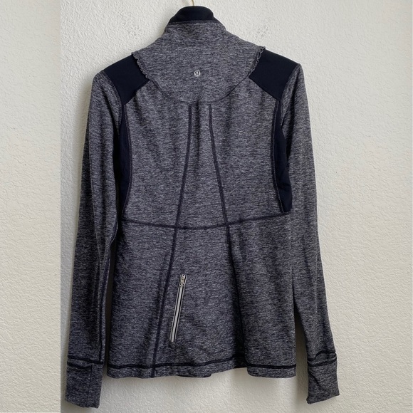 Lululemon Run: Your Heart Out Pullover (First Release) Heathered Black Size 8 - Picture 4 of 16